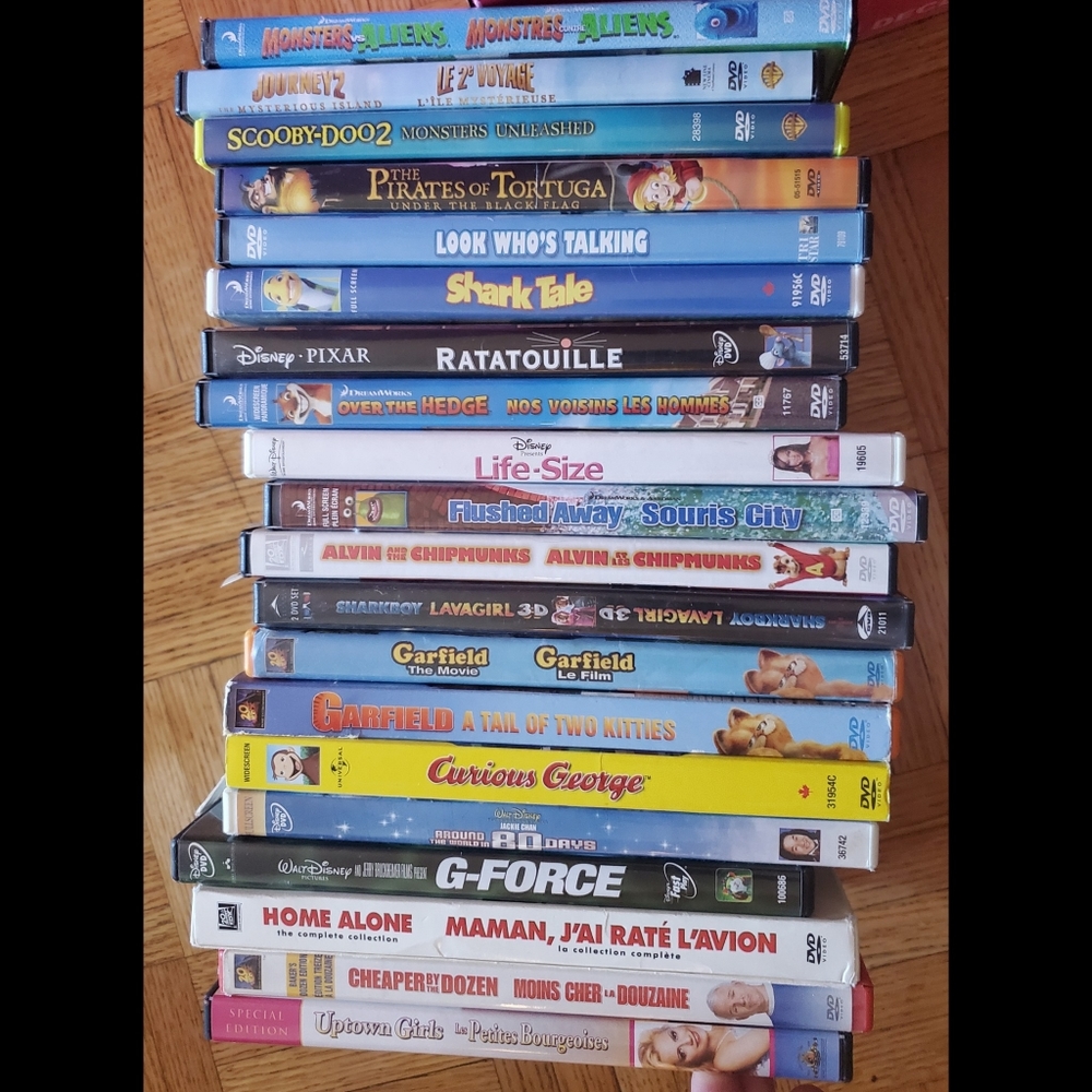 Family dvd lot